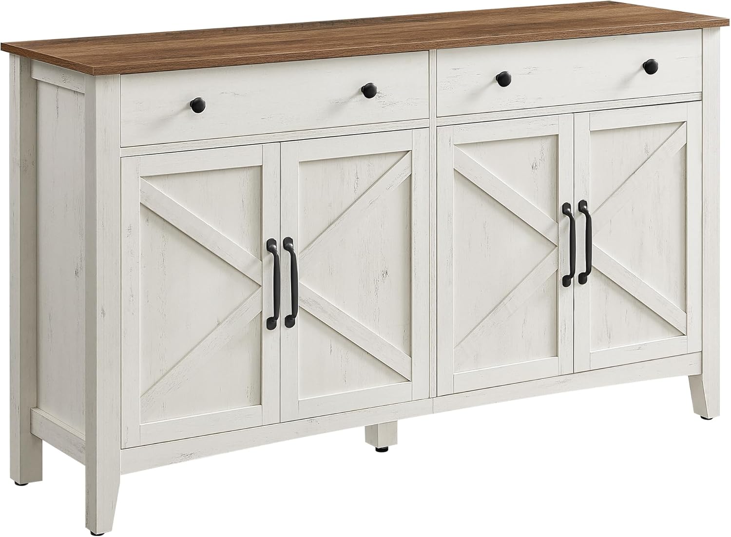 VASAGLE Küchenschrank, Sideboard mit Schubladen,