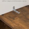 VASAGLE Bücherregal 10‑Fächer offenes Stufen‑Design 129,5 × 129,5 cm