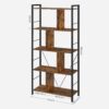 VASAGLE Bücherregal 5‑Ebenen offenes Industrie‑Design Standregal
