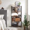 VASAGLE Bücherregal 5‑Ebenen offenes Industrie‑Design Standregal