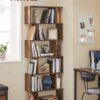 VASAGLE Bücherregal 6 Ebenen 24 × 70 × 191 cm freistehend, modern