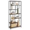 VASAGLE Bücherregal 6‑fach Standregal aus Spanholz 30 x 80 x 180 cm