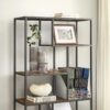 VASAGLE Bücherregal 6‑fach Standregal aus Spanholz 30 x 80 x 180 cm