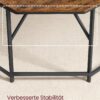 VASAGLE Eckschreibtisch L‑Form 149 cm x 149 cm, platzsparend, vintage Braun/Tintenschwarz