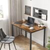VASAGLE Esstisch 70x110 cm – 4 Personen, Industrie‑Design, vintagebraun