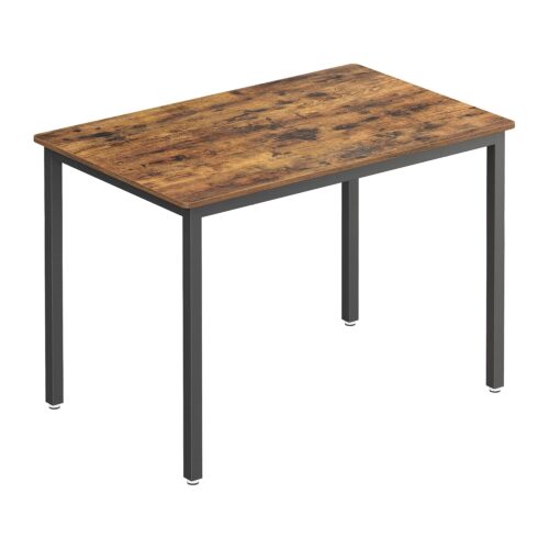 VASAGLE Esstisch 70x110 cm – 4 Personen, Industrie‑Design, vintagebraun