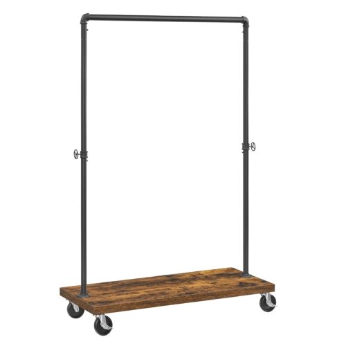VASAGLE Kleiderständer 80 kg arretierbare Rollen Industrie‑Design
