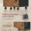 VASAGLE Rollcontainer abschließbar 2 Schubladen verstellbare Hängestangen A4/Letter