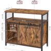 VASAGLE Sideboard 2 Schiebetüren verstellbare Ablagen Landhausstil
