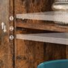 VASAGLE Sideboard mit Schiebetür, verstellbarem Regal, industrieller Stil