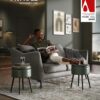 VASAGLE Sitzbank Stauraum Kunstleder Mid‑Century‑Modern 150 kg Stahlbeine