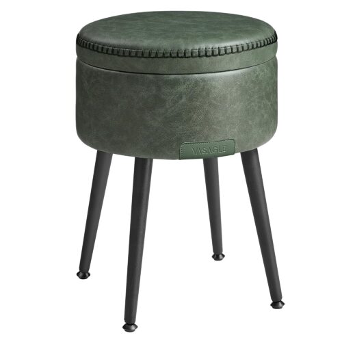 VASAGLE Sitzbank Stauraum Kunstleder Mid‑Century‑Modern 150 kg Stahlbeine