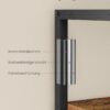 VASAGLE Standregal 5 Ebenen, einfache Montage, vintagebraun‑schwarz