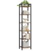 VASAGLE Standregal 6‑stufig, offene Ablagen, 30 x 40 x 186 cm – Büro & Wohnraum